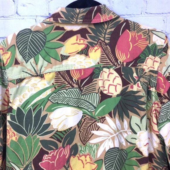 Coldwater Creek Cottagecore Floral Collared Nature Lightweight Cropped Jacket S - Picture 4 of 13